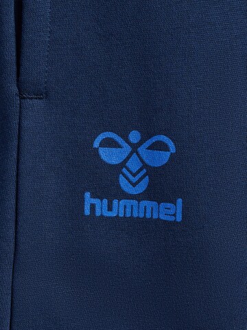 Hummel Tapered Sportbroek 'ACTIVE' in Blauw