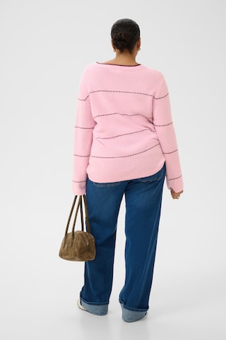 KAFFE CURVE - Jersey 'KCElloisa' en rosa