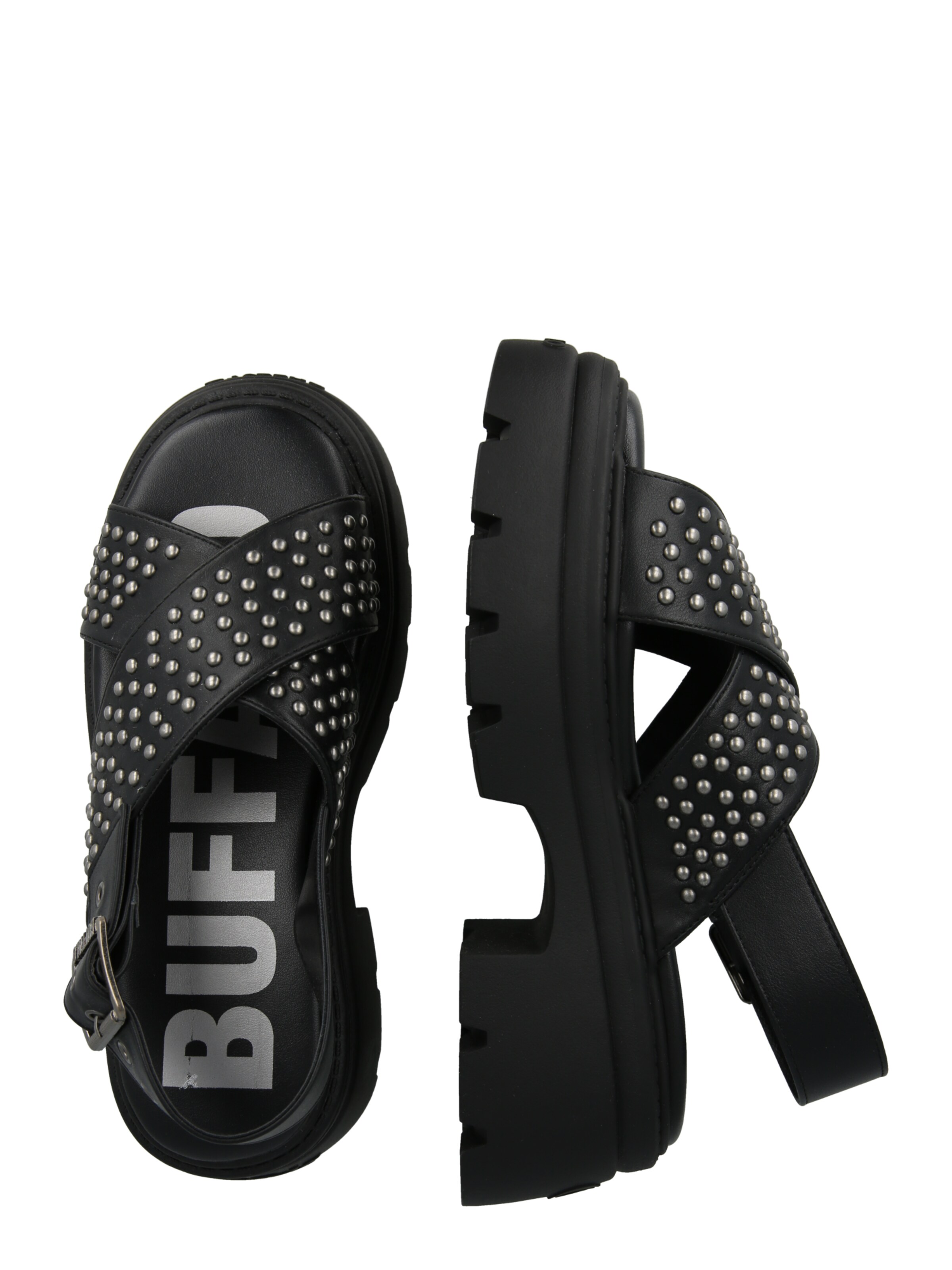 BUFFALO Босоножки 'VEGA' в Черный