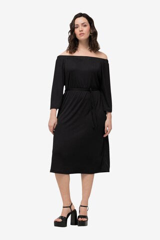 Ulla Popken Cocktail Dress in Black: front