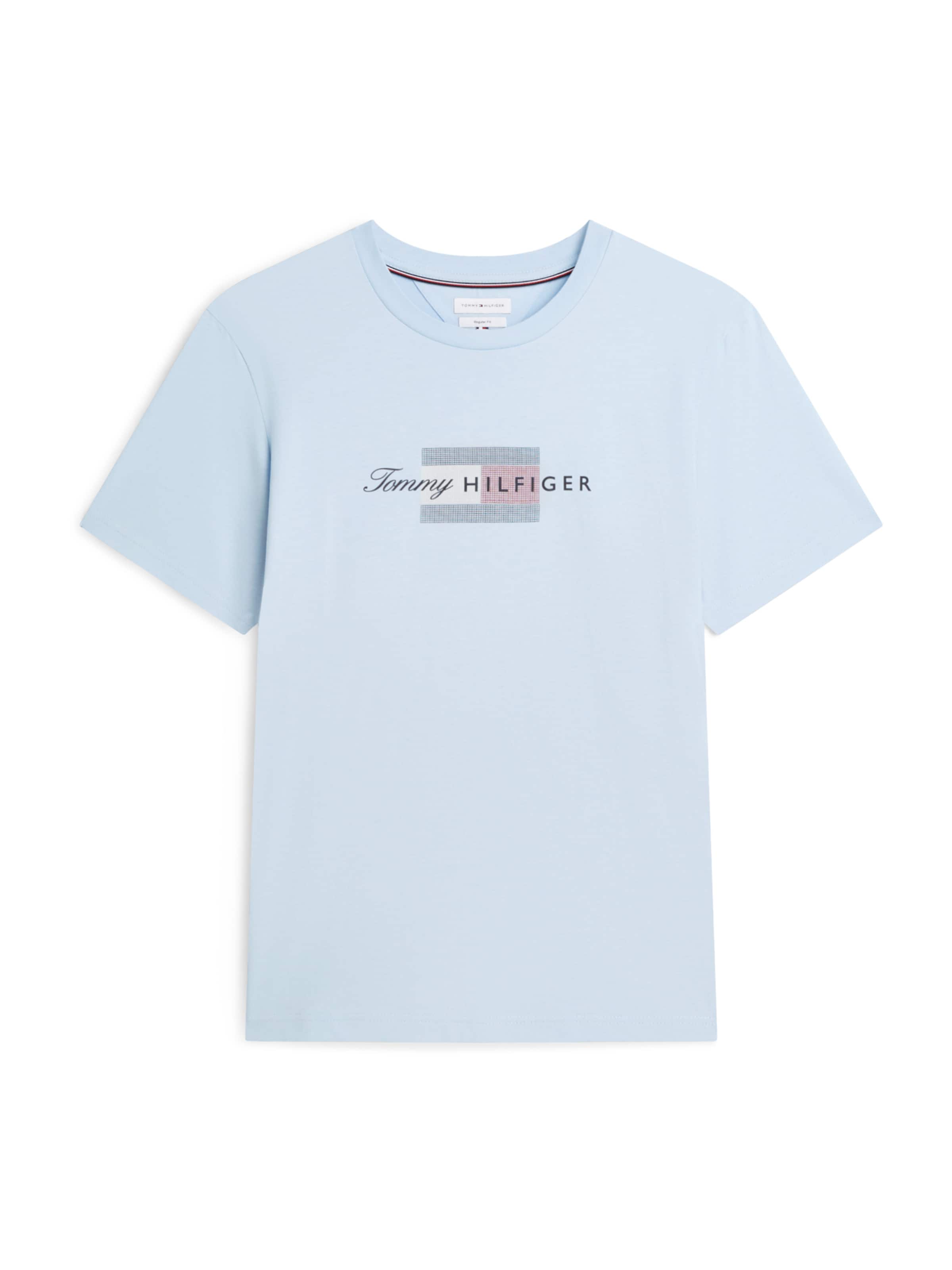 TOMMY HILFIGER - Camisa em azul: frente