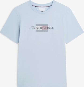 TOMMY HILFIGER - Camisa em azul: frente