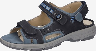 WALDLÄUFER Sandale in taubenblau / dunkelblau, Produktansicht