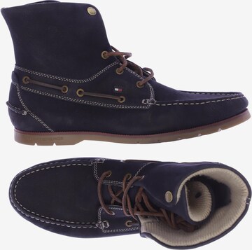 TOMMY HILFIGER Stiefel 44 in Blau: predná strana