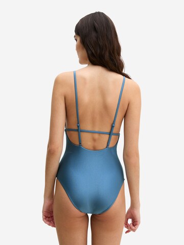 Triangle Maillot de bain ' Shiny ' Marc O'Polo en bleu