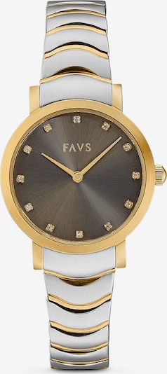 FAVS Uhr in gold / silber, Produktansicht
