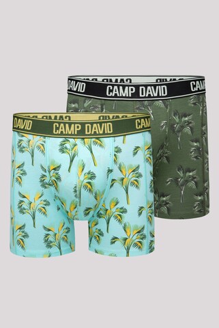 CAMP DAVID Boxer shorts in Blue: front