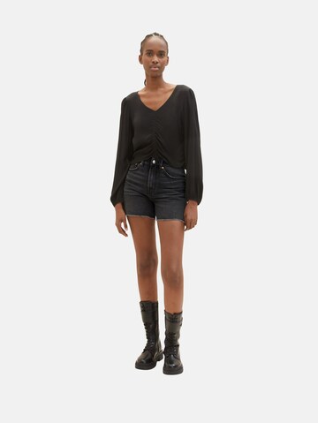 TOM TAILOR DENIM Regular Jeans in Schwarz