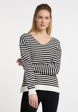 DreiMaster Maritim Pullover in Schwarz: predná strana