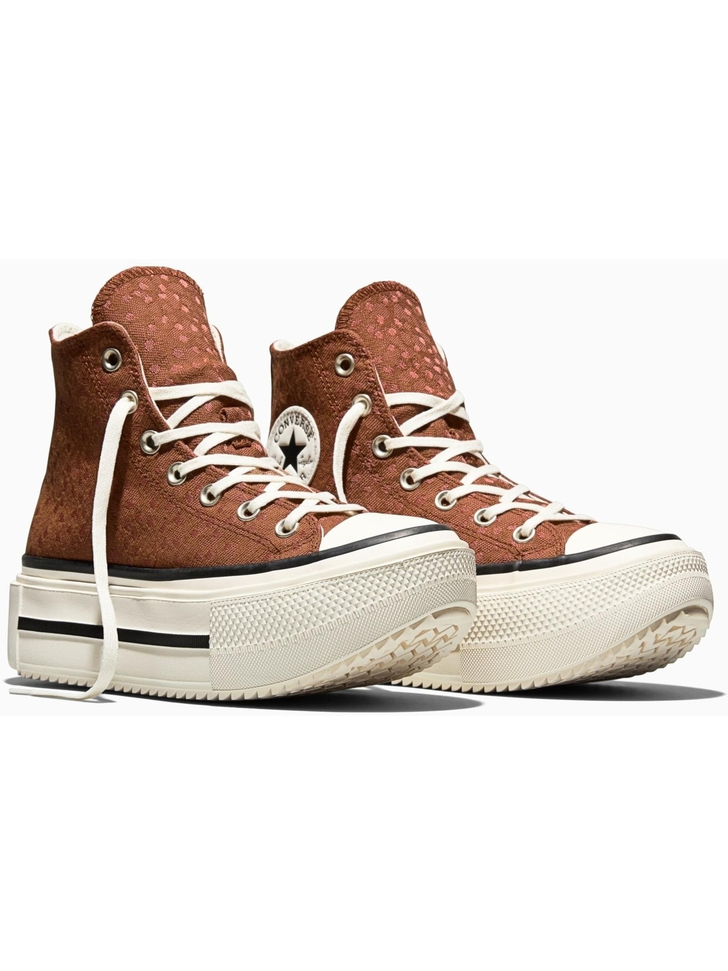 Baskets hautes CONVERSE en marron
