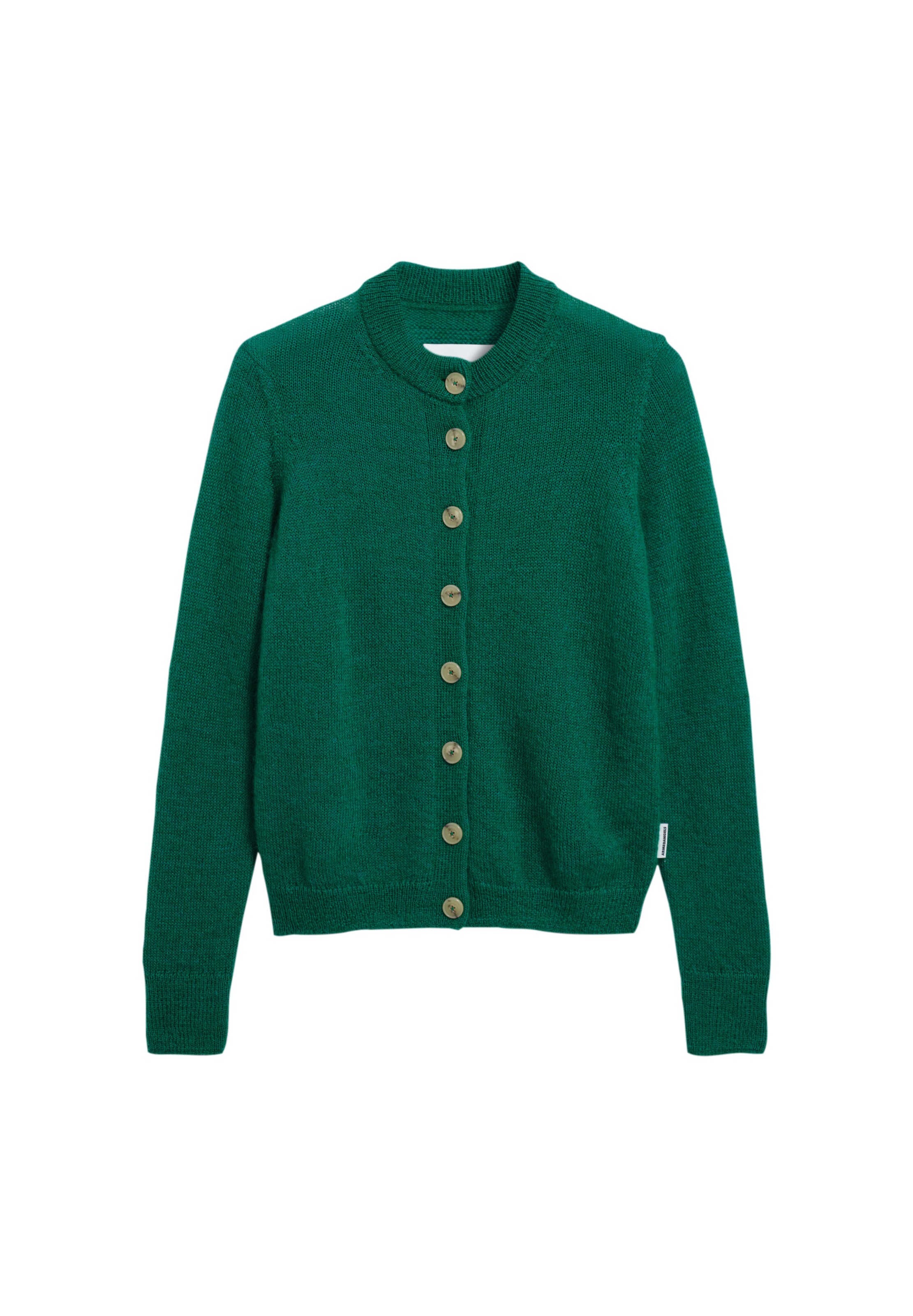 ARMEDANGELS Knit cardigan in Green: front