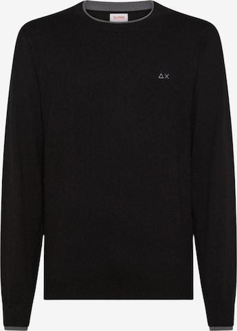 SUN68 Pullover 'K45141' i sort: forside