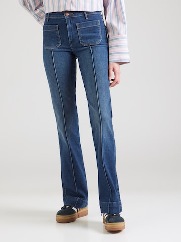 WRANGLER - Acampanado Vaquero 'MELODY' en azul: frente