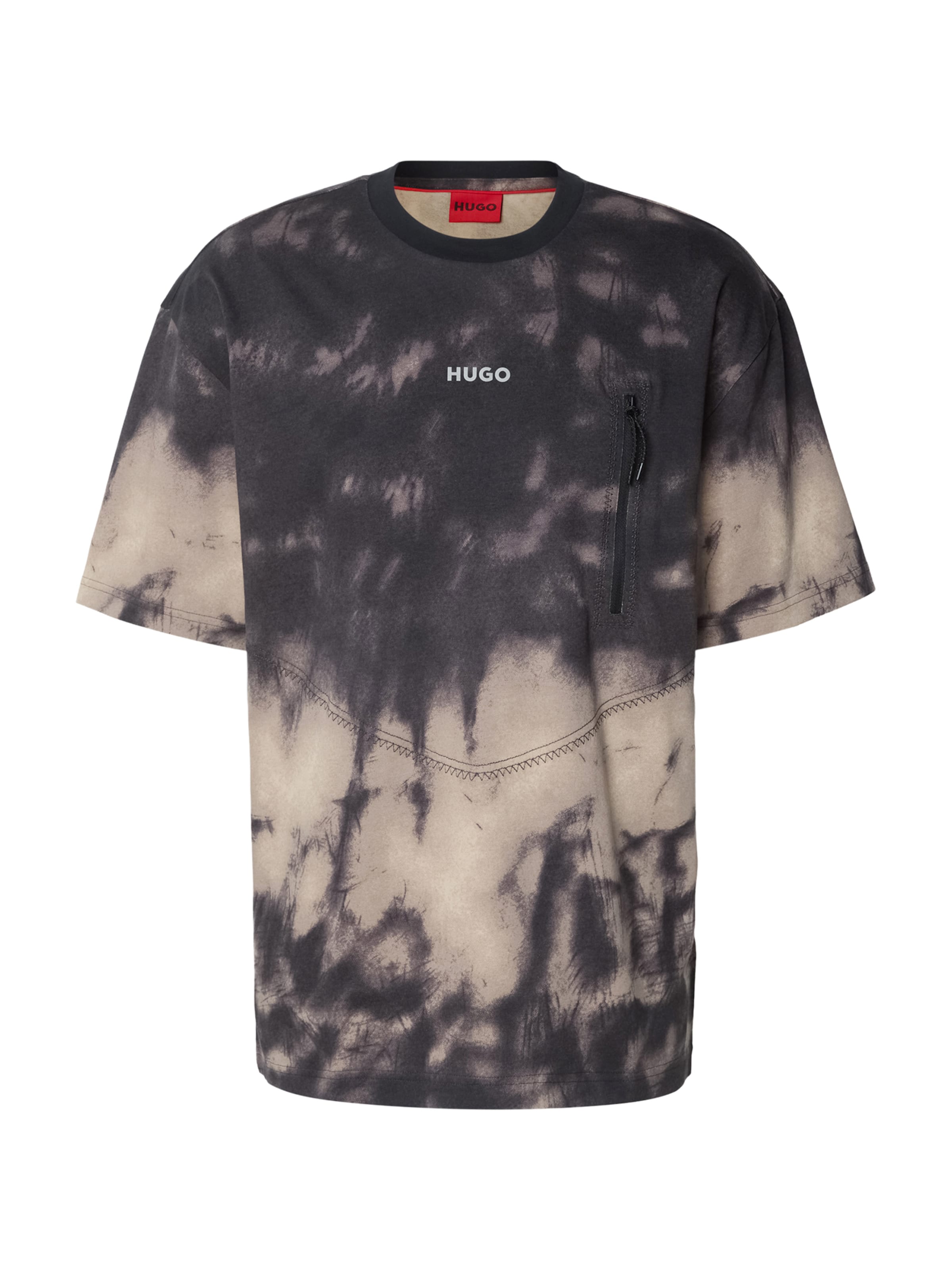 HUGO T-Shirt 'Doforesto' in Braun: Vorderseite