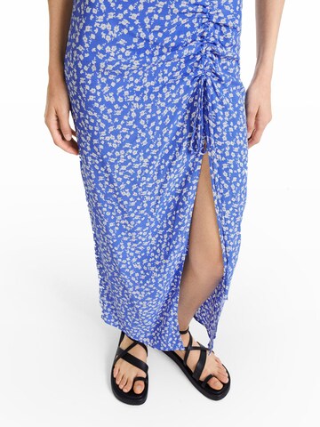 Jupe Bershka en bleu