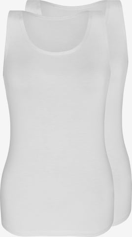 Maillot de corps 'LOVELY SKIN' sassa en beige : devant