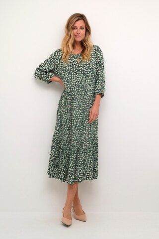 Robe 'Tiah' Cream en vert : devant