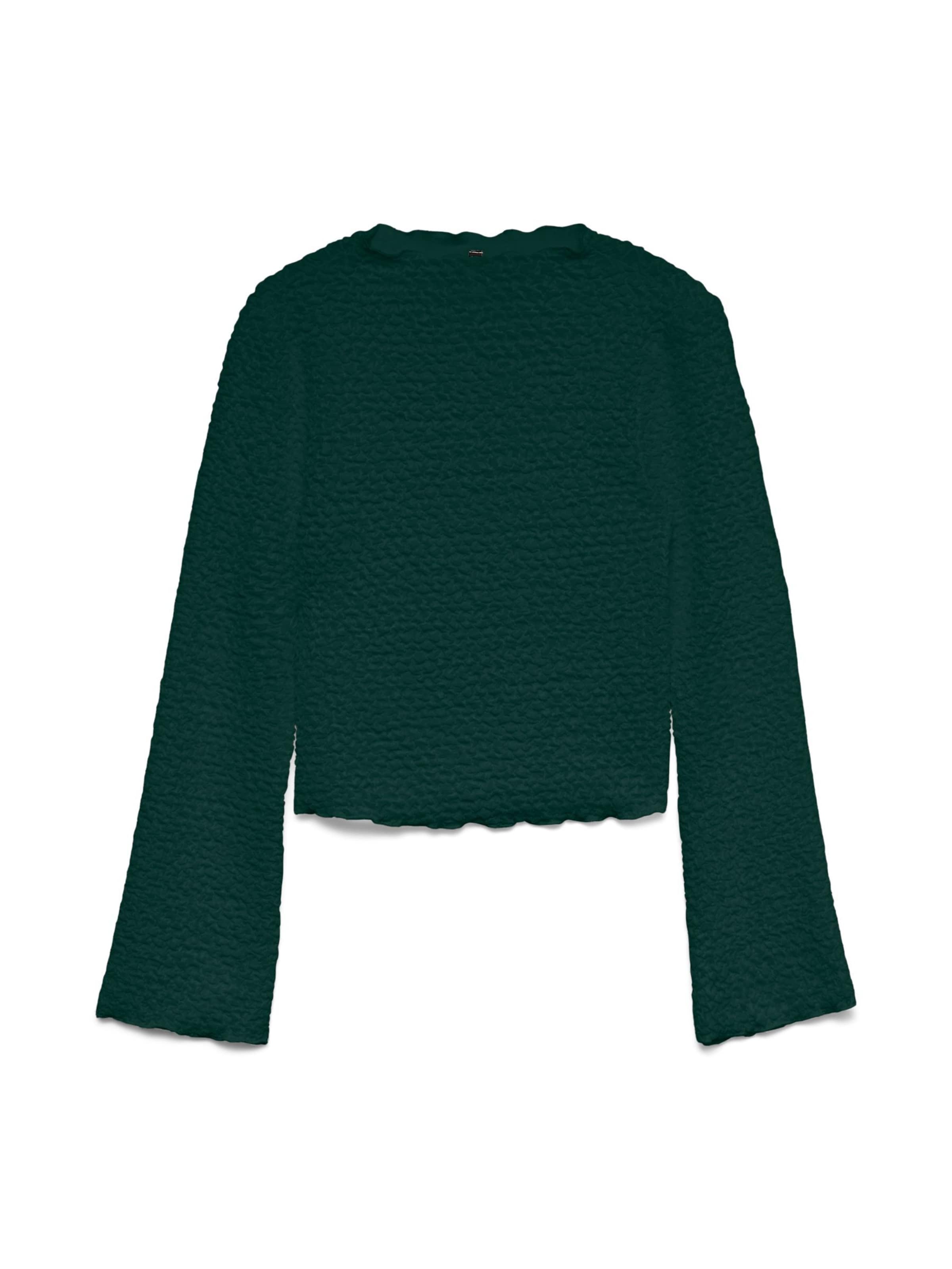 VERO MODA Bluse 'VMSaga' i grøn: forside