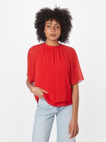 Camicia da donna di s.Oliver BLACK LABEL in rosso: frontale
