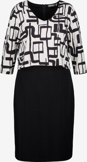 Ulla Popken Kleid 'Punto di Roma' in schwarz / weiß, Produktansicht