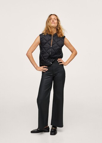 MANGO Wide leg Jeans 'Catherin' in Black