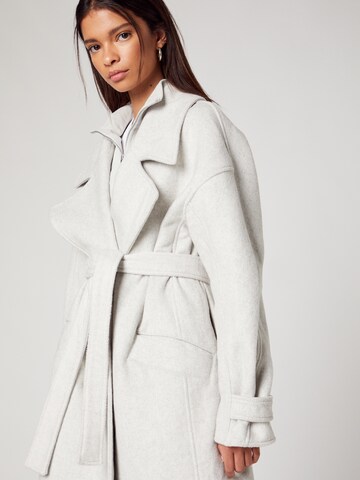 ABOUT YOU x MOGLI Between-Seasons Coat 'Willow' in Grey