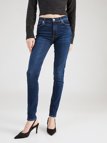 7 for all mankind Skinny Fit Дънки 'SliIll' в синьо: отпред