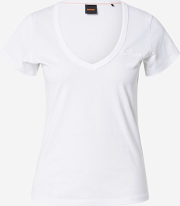 BOSS Paita 'Eslane' värissä valkoinen: etupuoli