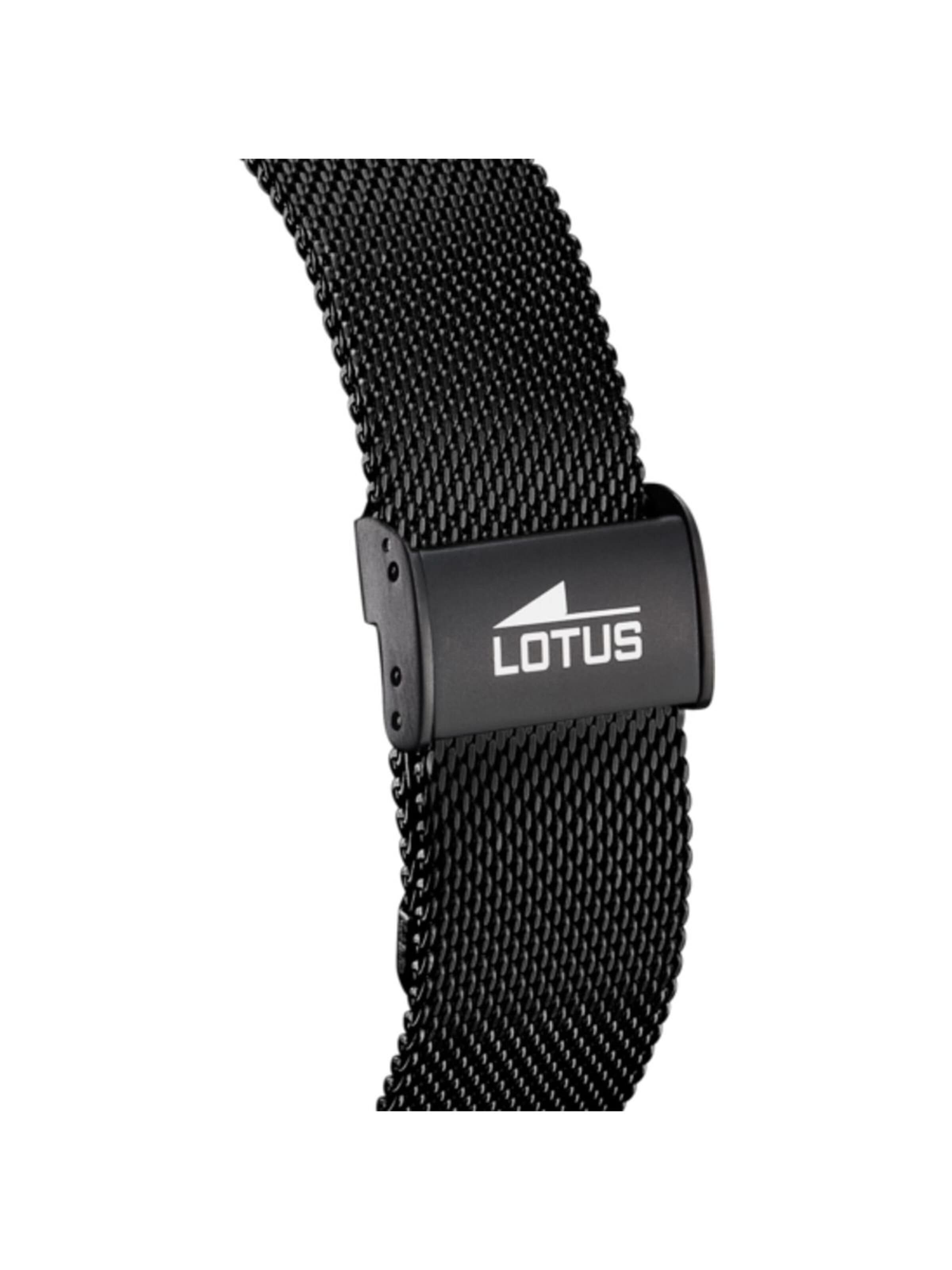 Montre digitale Lotus en noir