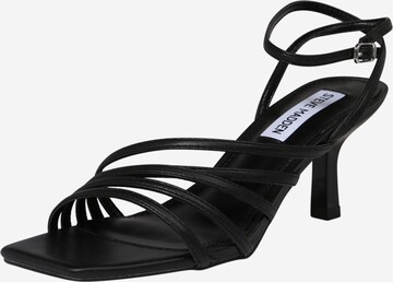 STEVE MADDEN Sandalen met riem 'AGLOW' in Zwart: voorkant