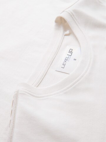 Ombre Shirt in Weiß