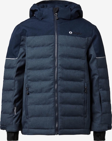 ZigZag Winter Jacket in Blue: front