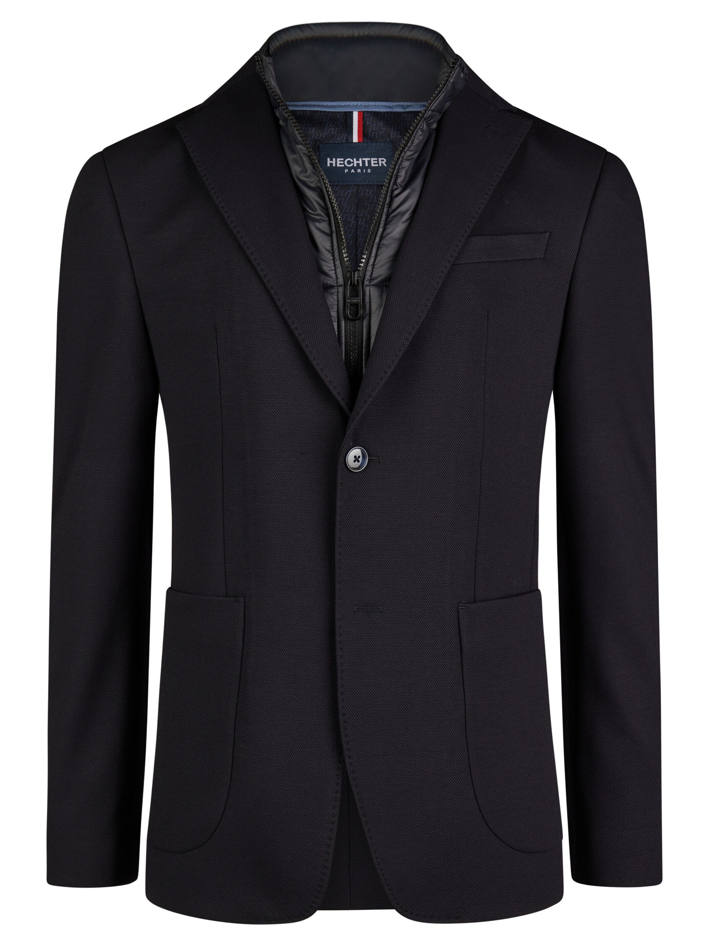 HECHTER PARIS Slim Fit Business-Sakko 'H-XTENSION' in Blau: Vorderseite