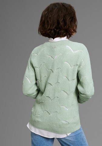 LAURA SCOTT Pullover in Grün