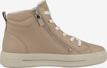 ARA Sneakers hoog in Beige