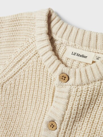 Lil'Atelier Cardigan i hvid
