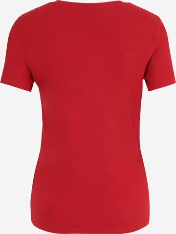 Only Maternity Shirt 'YRSA CHRISTMAS' in Red