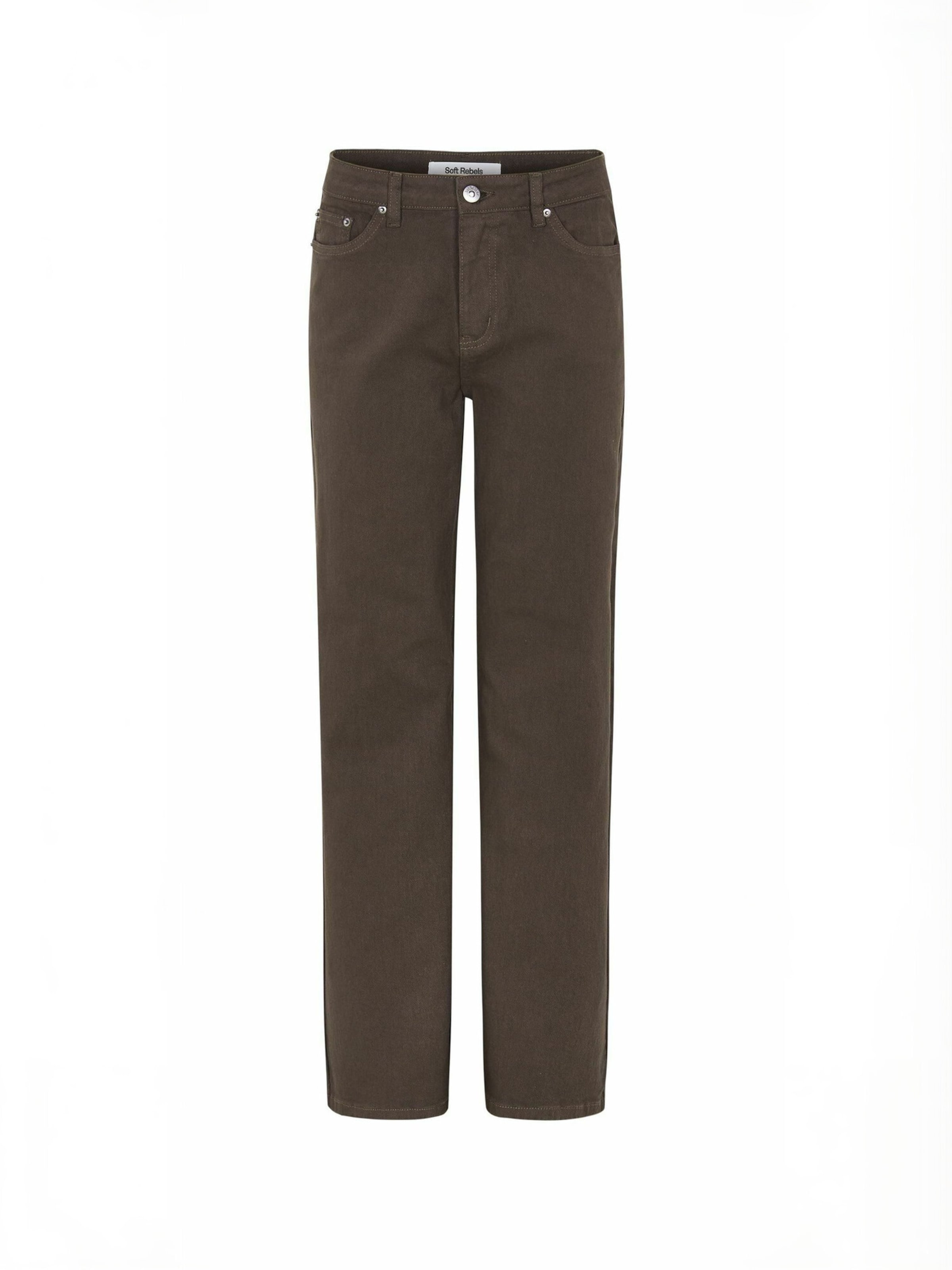 regular Jeans ' SREma ' di Soft Rebels in marrone: frontale