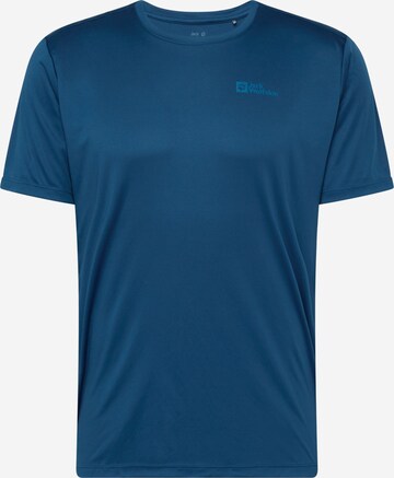 JACK WOLFSKIN Funkční tričko – modrá: přední strana