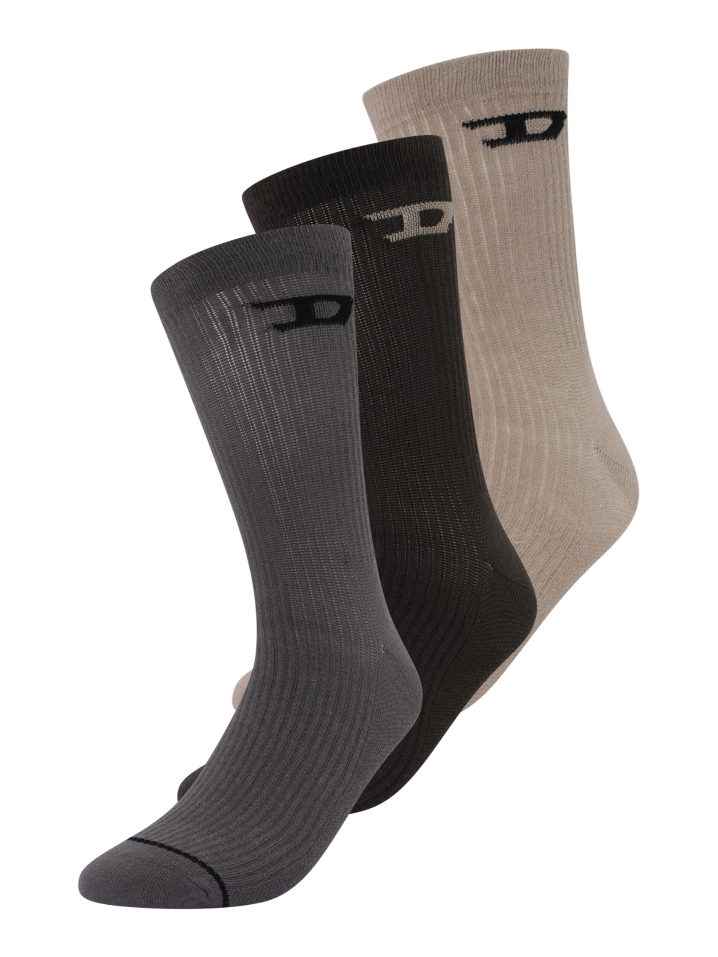 Șosete de la DIESEL pe gri: față