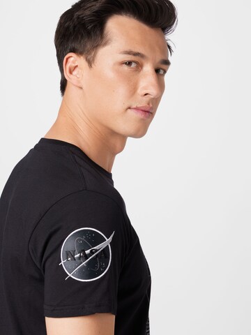 ALPHA INDUSTRIES T-Shirt 'Dark Side' in Schwarz