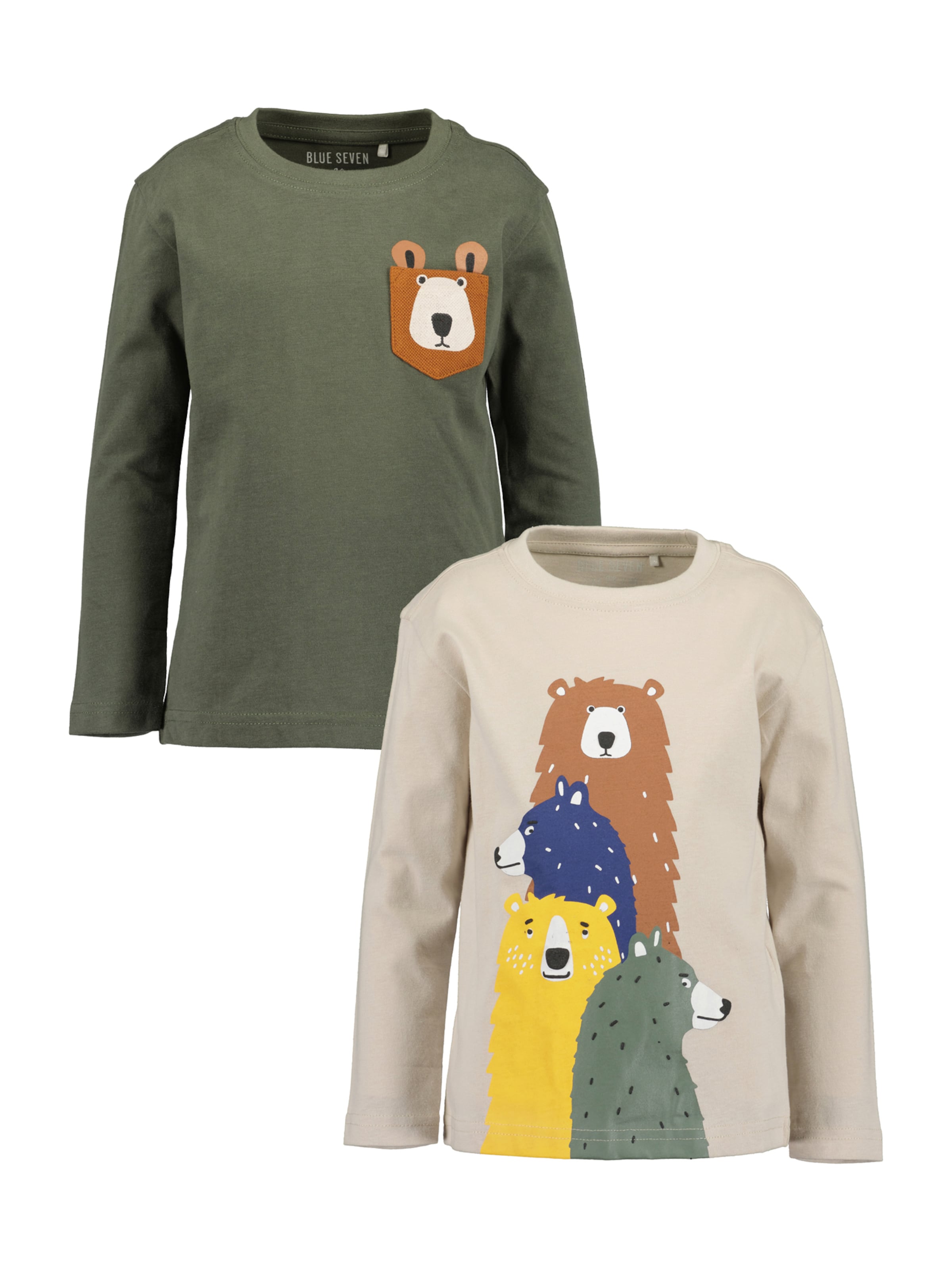 BLUE SEVEN Μπλουζάκι σε μπεζ: μπροστά