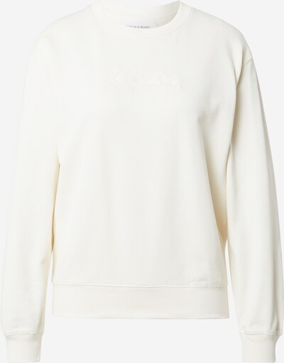 Storm & Marie Sweat-shirt 'Be Better' en jaune clair, Vue avec produit