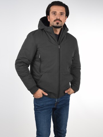 BLEND Winterjacke 'Eleon' in Grau: Vorderseite