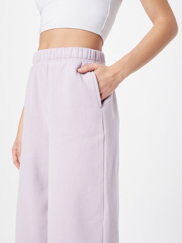 GAP Szeroka nogawka Spodnie w kolorze fioletowy