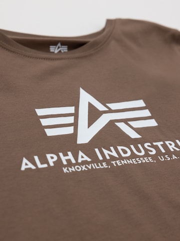 ALPHA INDUSTRIES Shirt in Braun