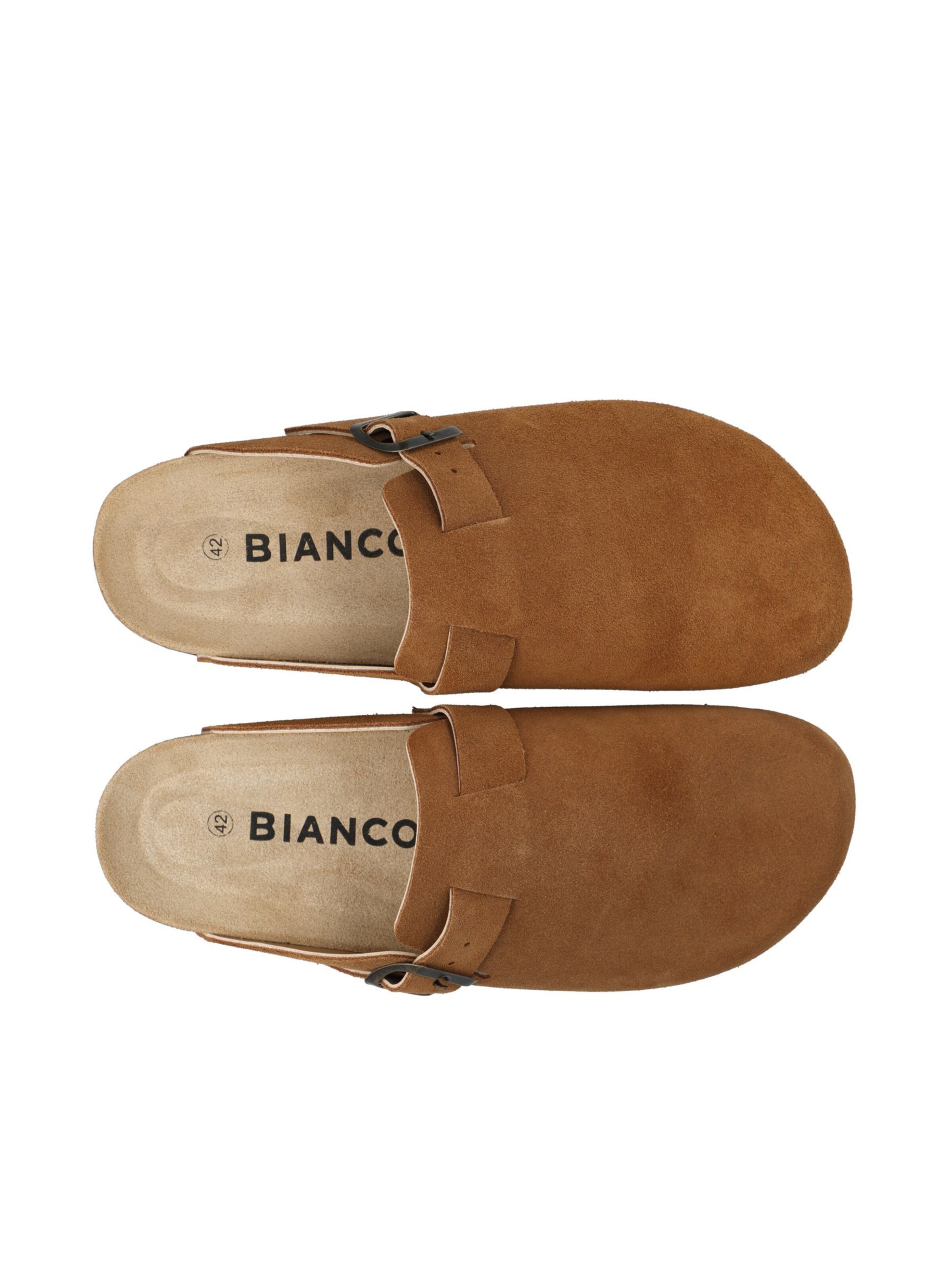 Bianco Pantolette 'LORENZO' in Braun