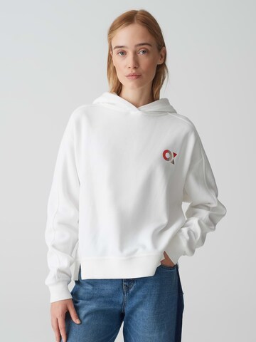 OPUS Sweatshirt 'Gattu' in Weiß: Vorderseite