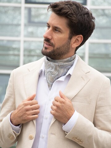 MayTree Scarf 'Herrenseidentuch Paisley Beige' in Beige