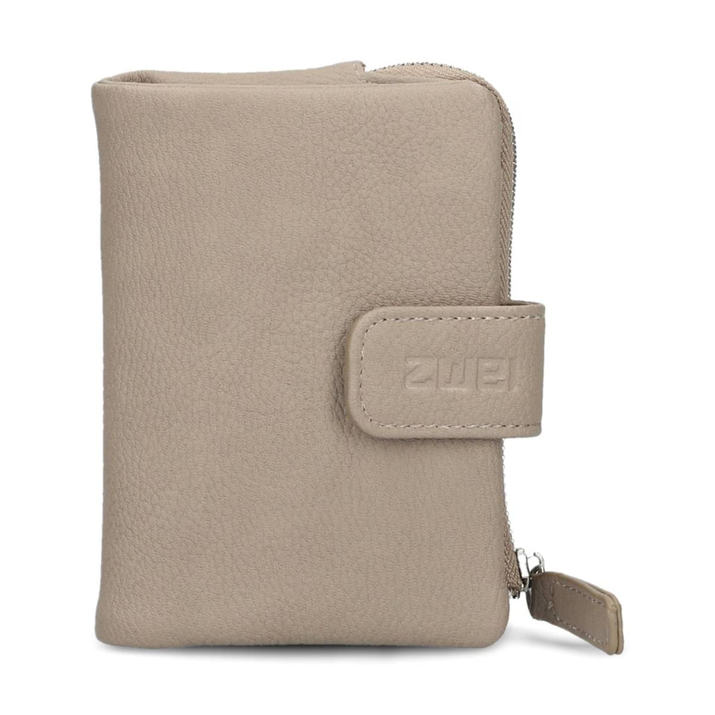 ZWEI Portemonnaie 'Mademoiselle' in Beige: Vorderseite